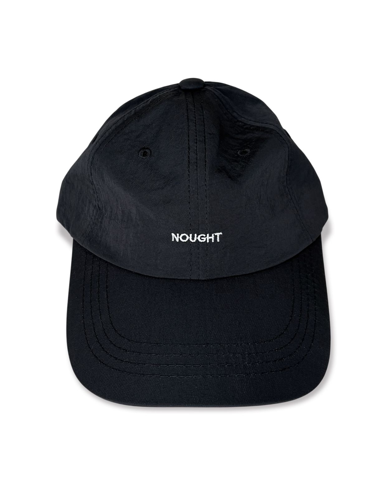노우트(NOUGHT) 에센셜 스몰 로고 캡 / 블랙