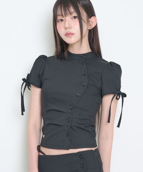 포에지담(POESIEDAME) RUBAN NOUVELLE MARGOT HAT IN BLACK - 사이즈