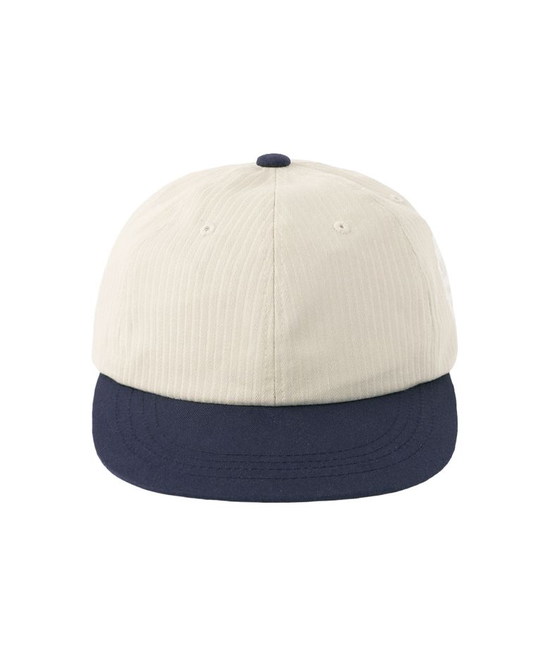 Striped 2Tone Cap - Ivory