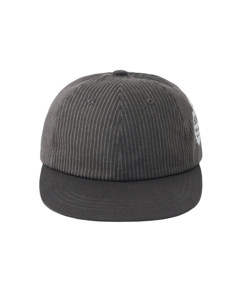 Striped 2Tone Cap - Charcoal