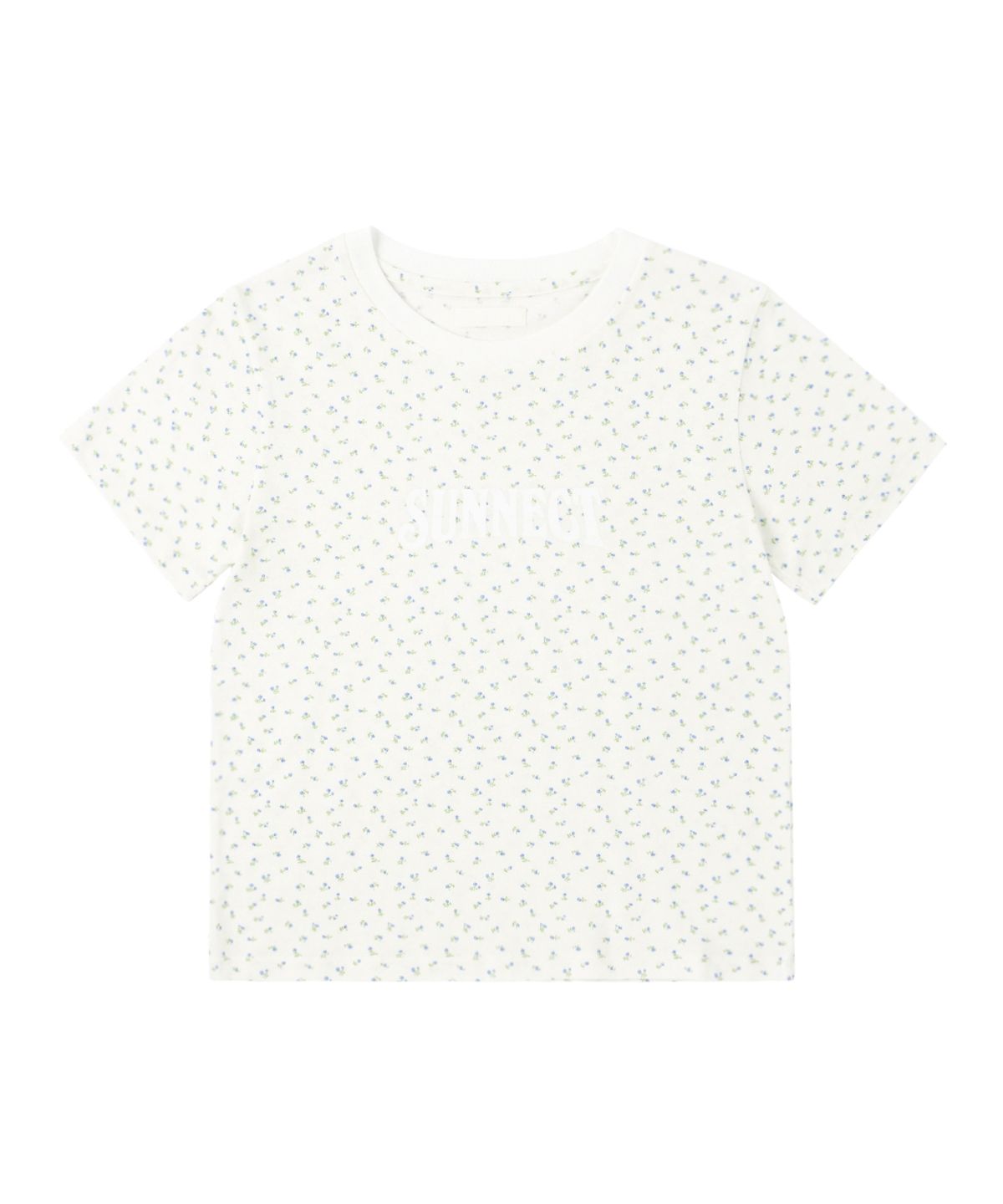 써넥트(SUNNECT) SNCT Floral Tee - White