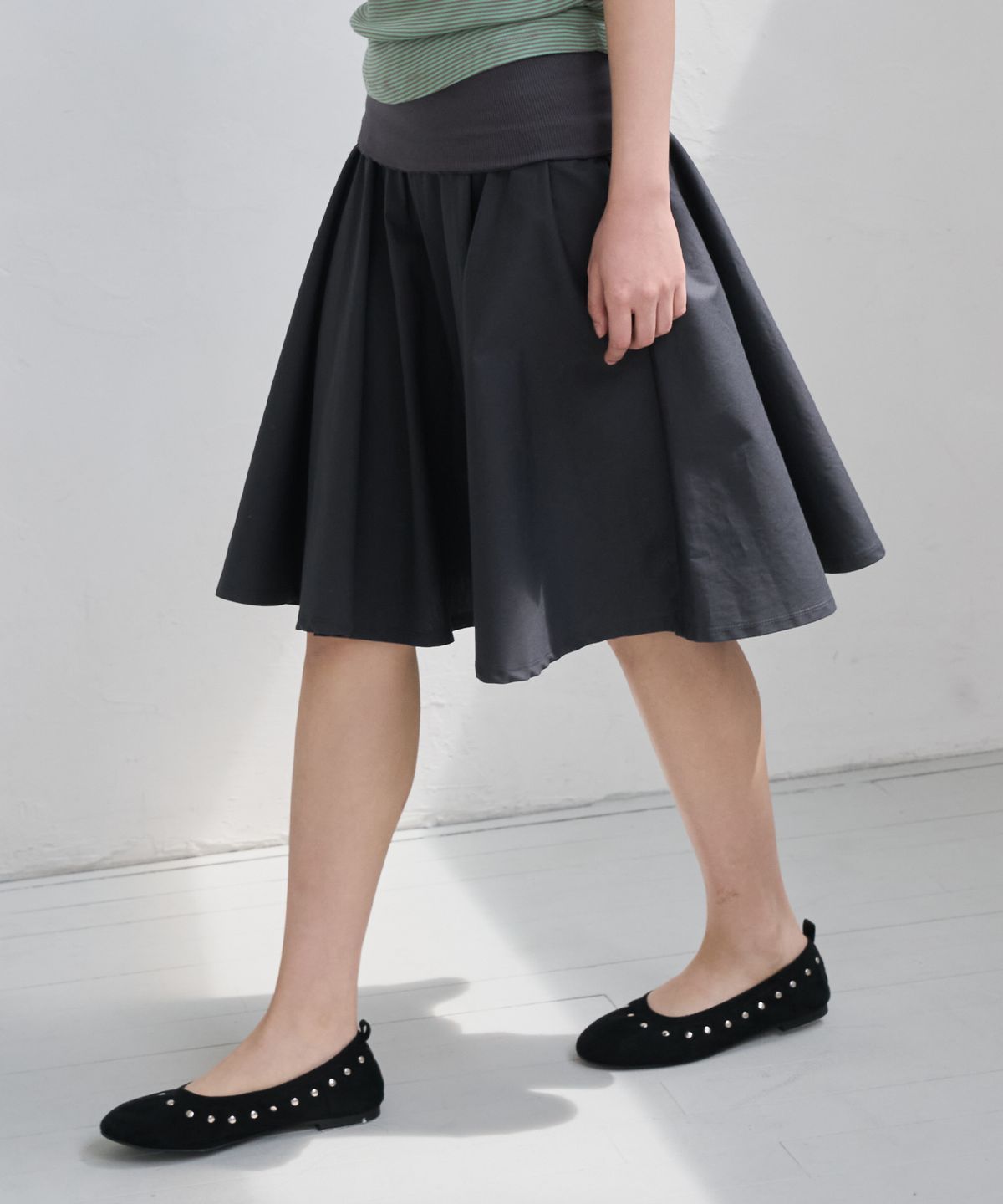 디어스토커(DEARSTALKER) CECIL SWAY FLARED SKIRT (SUMMER) - 2 COLOR
