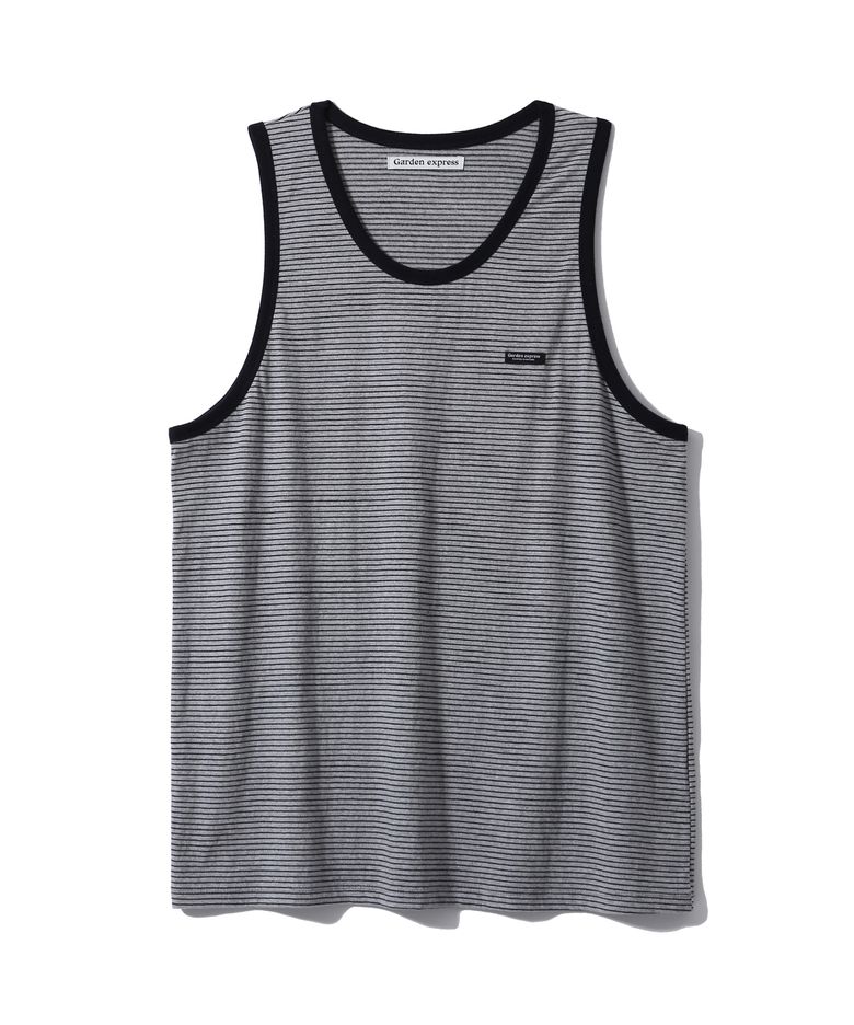 Simple Stripe Sleeveless (grey)