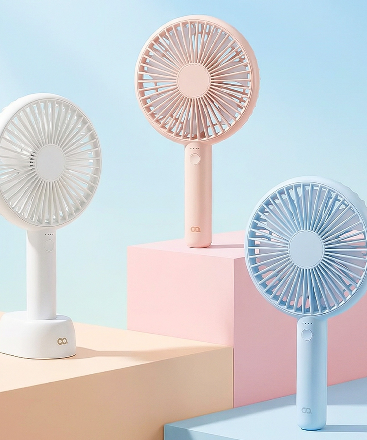 오아(OA) 라운드핸디맥스 휴대용 초강력 무선 미니 손 선풍기