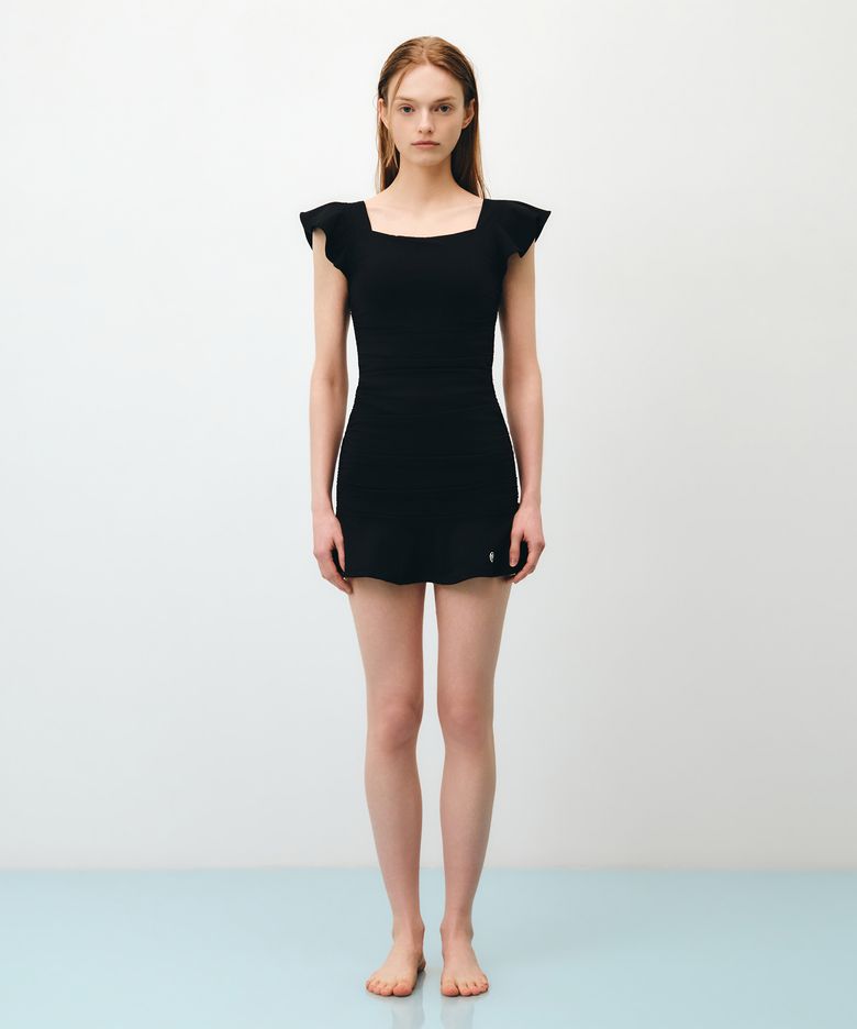 MARITHE SPORT W FLARE SWIMSUIT black