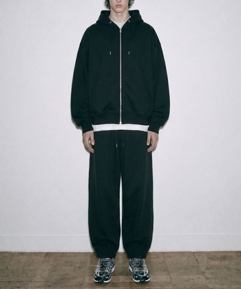 볼륨배기 져지팬츠 블랙