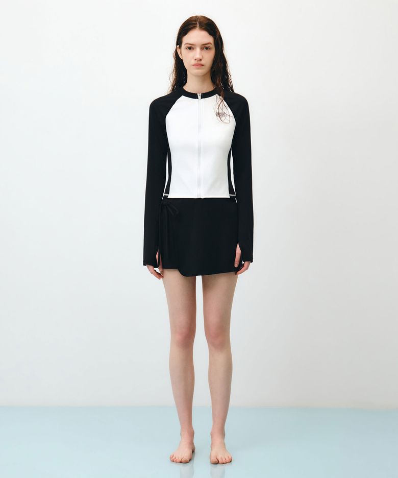 MARITHE SPORT W RASHGUARD SET-UP black