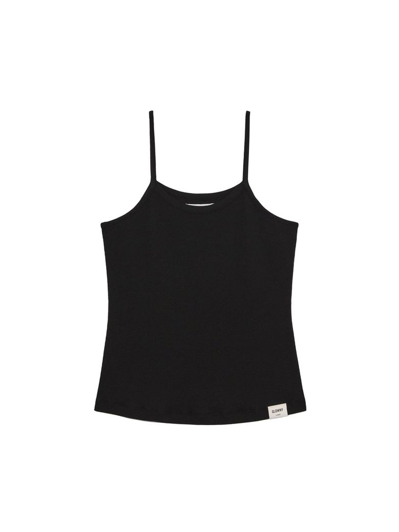 G FINE RIB CAMISOLE (BLACK)