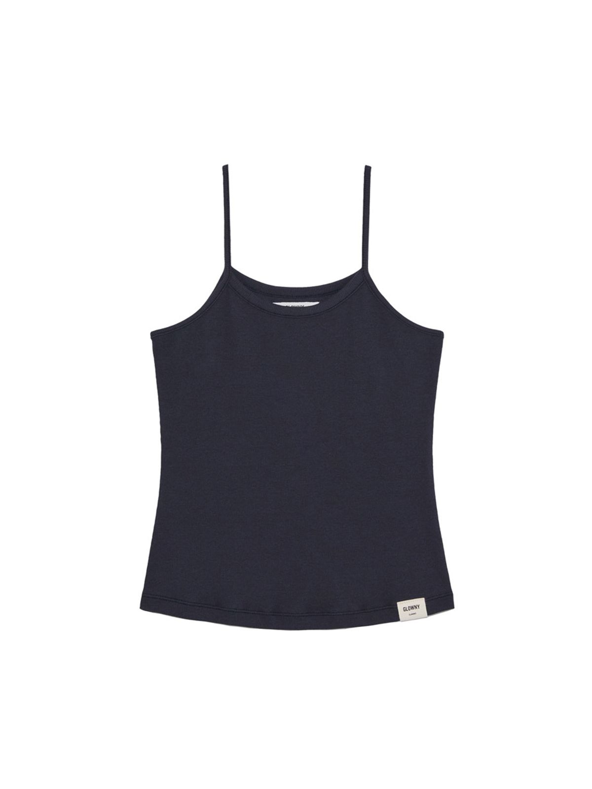 글로니(GLOWNY) G FINE RIB CAMISOLE (NAVY)