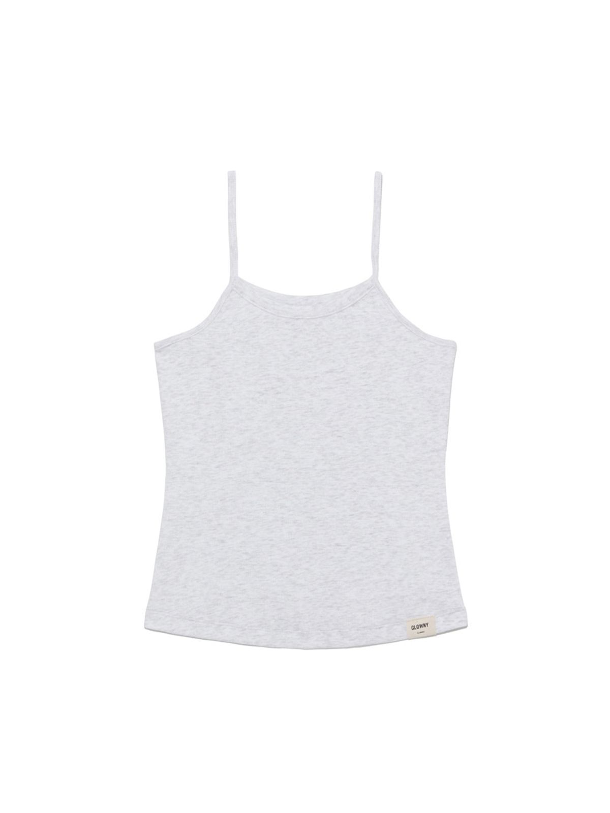 글로니(GLOWNY) G FINE RIB CAMISOLE (MELANGE GRAY)