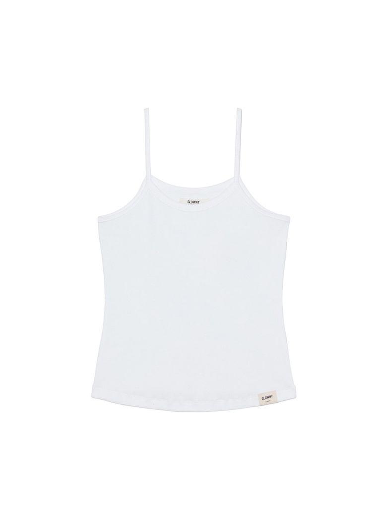 G FINE RIB CAMISOLE (WHITE)