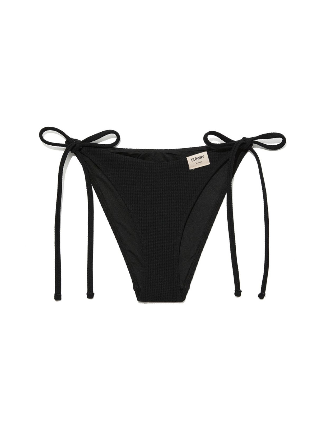 글로니(GLOWNY) G WAFFLE BIKINI BOTTOM (BLACK)