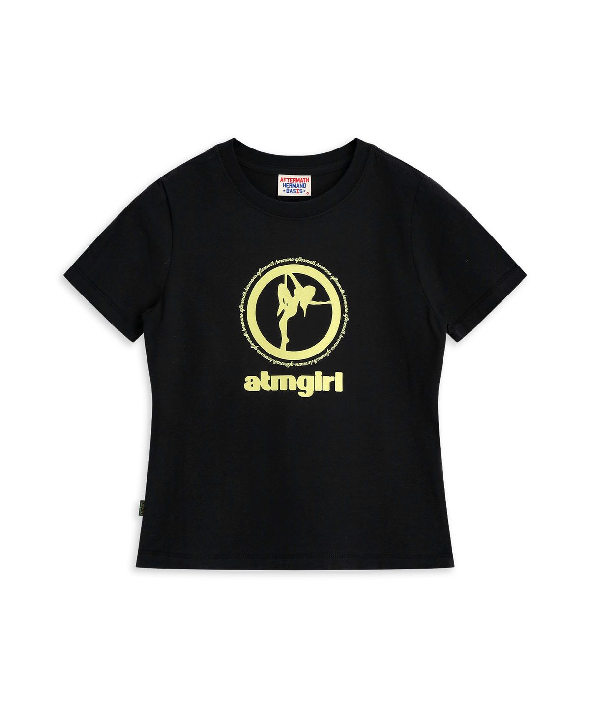 애프터매스(AFTERMATH) W ATM GIRLS TEE BLACK