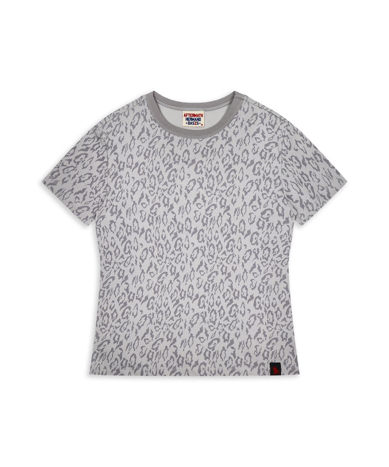 ATM W LEOPARD TEE GREY