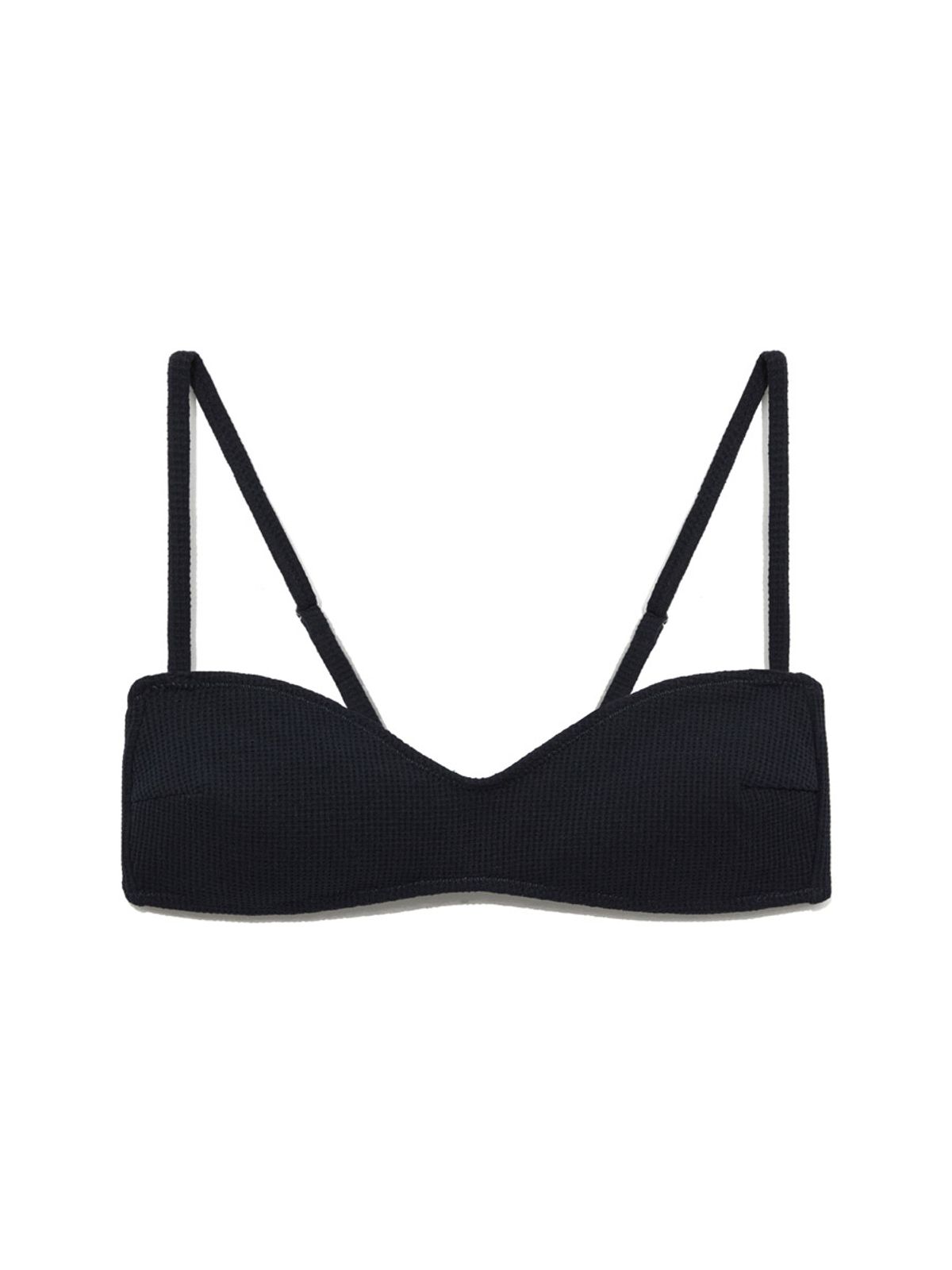 글로니(GLOWNY) G WAFFLE BIKINI TOP (NAVY)