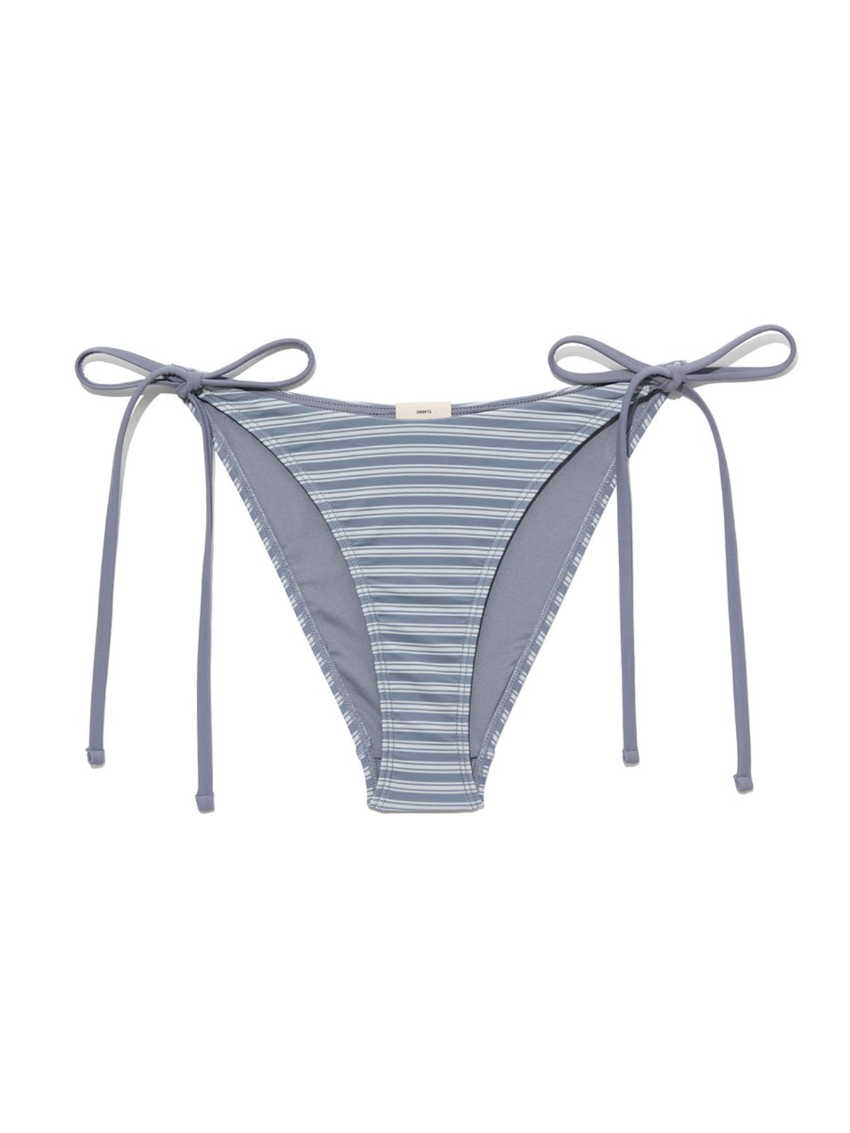글로니(GLOWNY) G ENCORE STRIPE BIKINI BOTTOM (DUSTBLUE STRIPE)