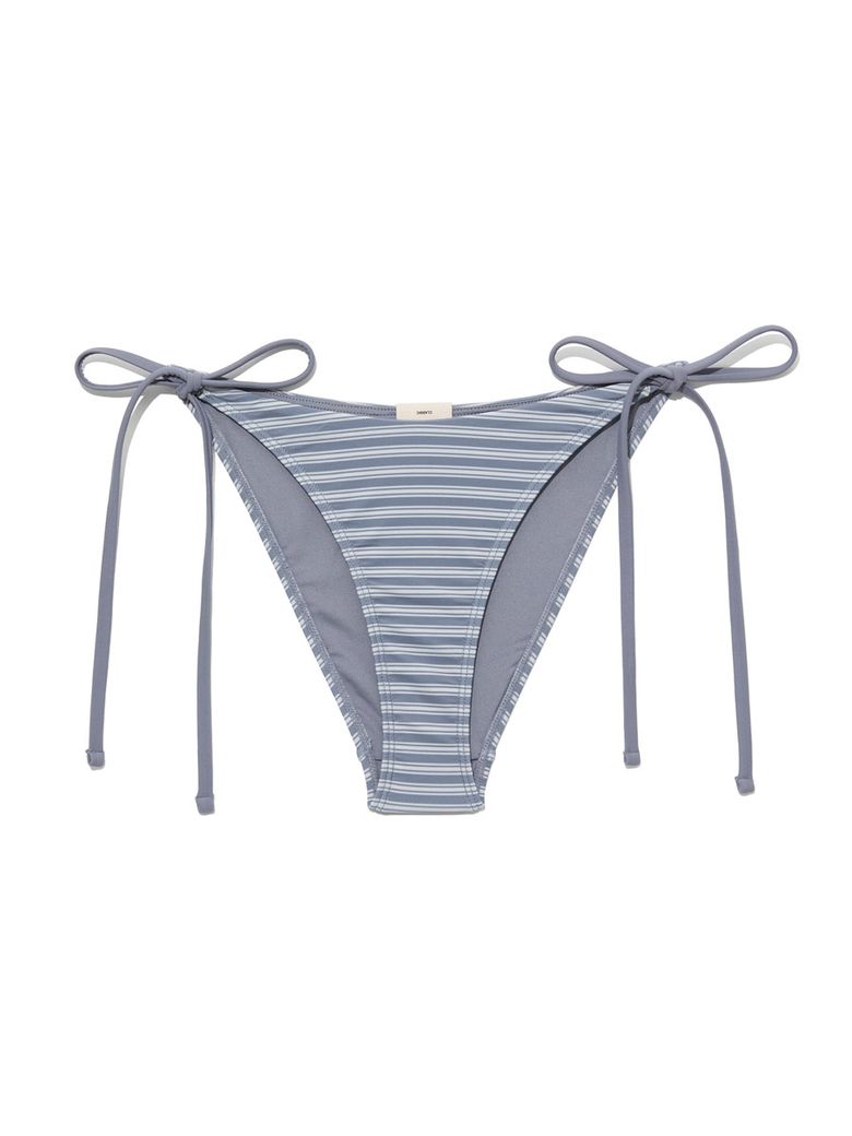 G ENCORE STRIPE BIKINI BOTTOM (DUSTBLUE STRIPE)