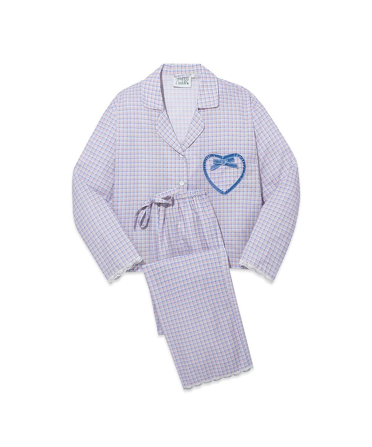 스내피커들(SNAPPY CUDDLE) Poetic Signal Pajama Set 포에틱 시그널 파자마 세트