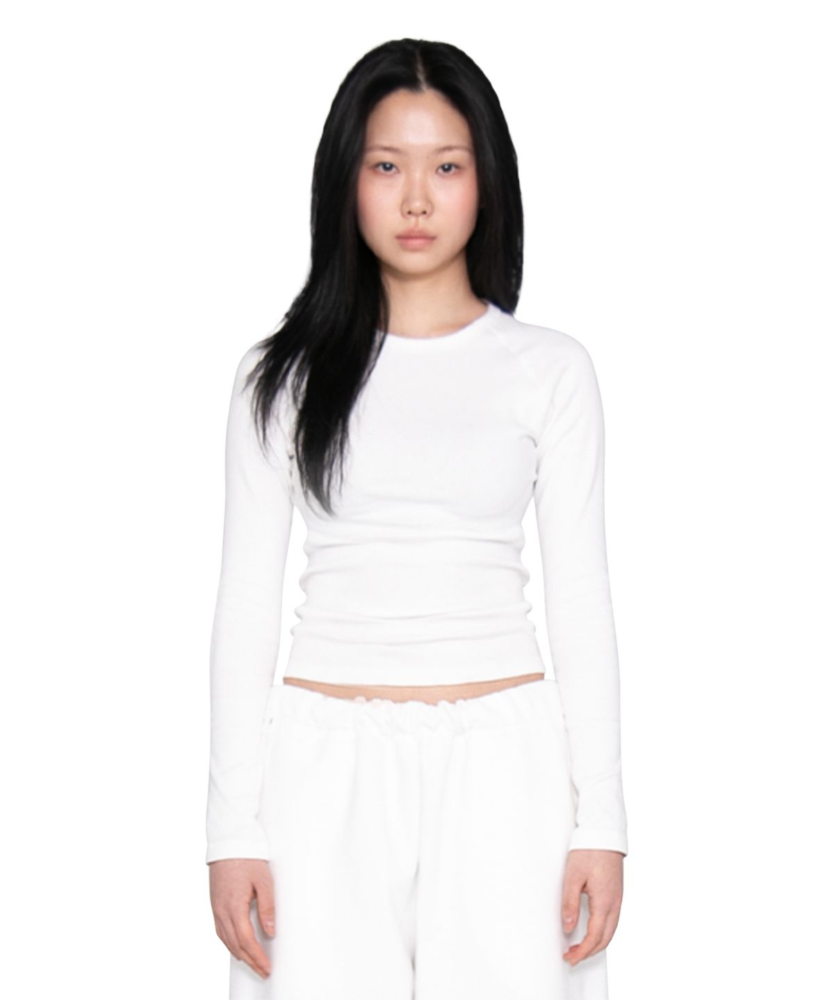 더트(DURT) DAILY RAGLAN TEE (WHITE)