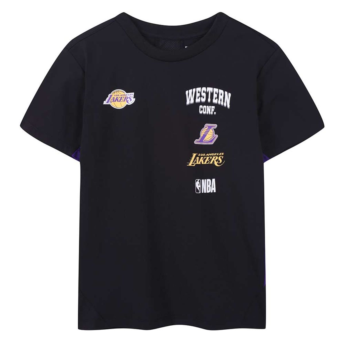 엔비에이 키즈(NBA KIDS) NBA키즈 팀 어센틱 쿨기능성 스포츠 반팔티 퍼플