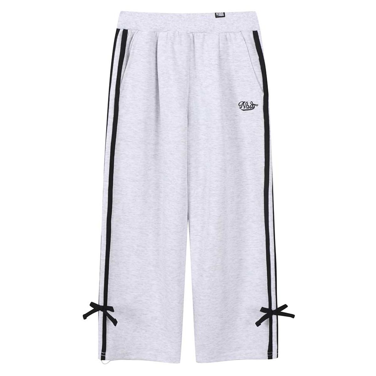 엔비에이 키즈(NBA KIDS) 2WAY 라인포인트 우븐팬츠 멜란지 그레이