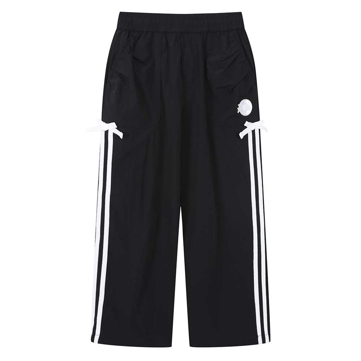 엔비에이 키즈(NBA KIDS) 여아 라인포인트 라이트 우븐 팬츠 블랙