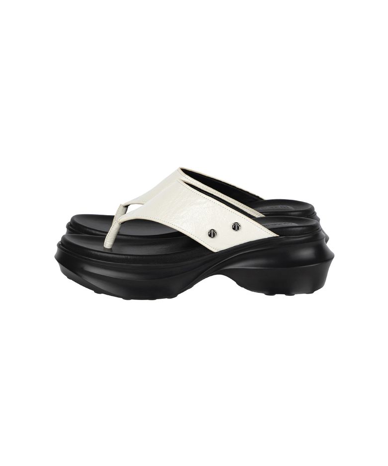 Flatform Minimal Flip Flops [ White ]