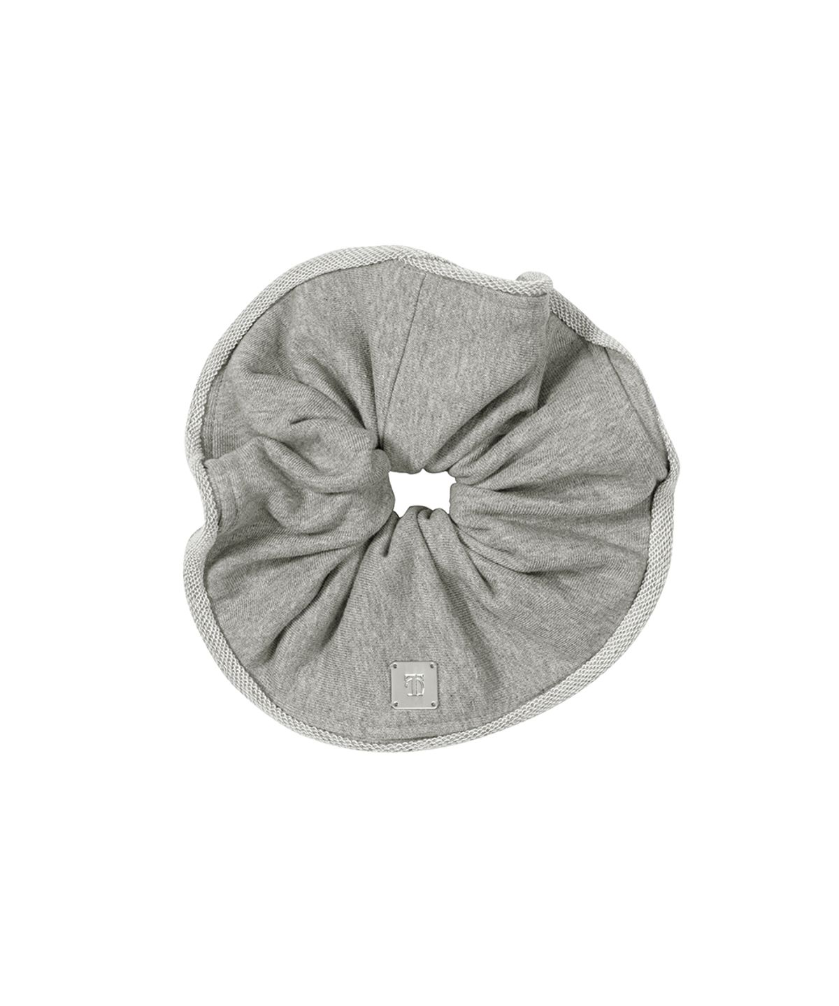 트리밍버드(TREEMINGBIRD) Maxi Frayed Scrunchie [ Melange Gray ]