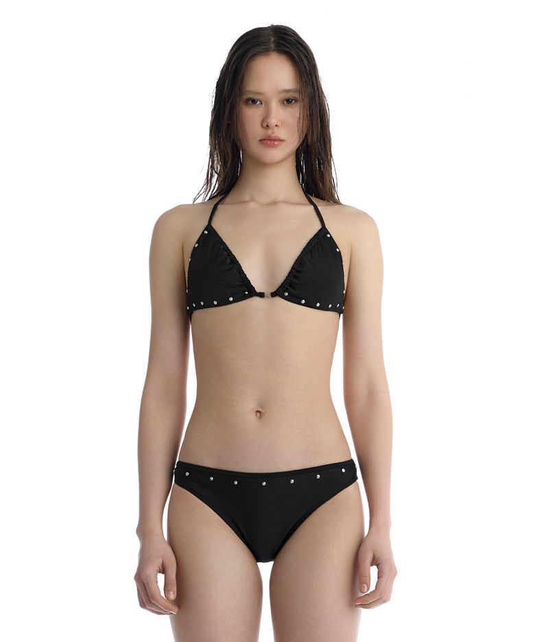 Studded Bikini Sets [ Black ]