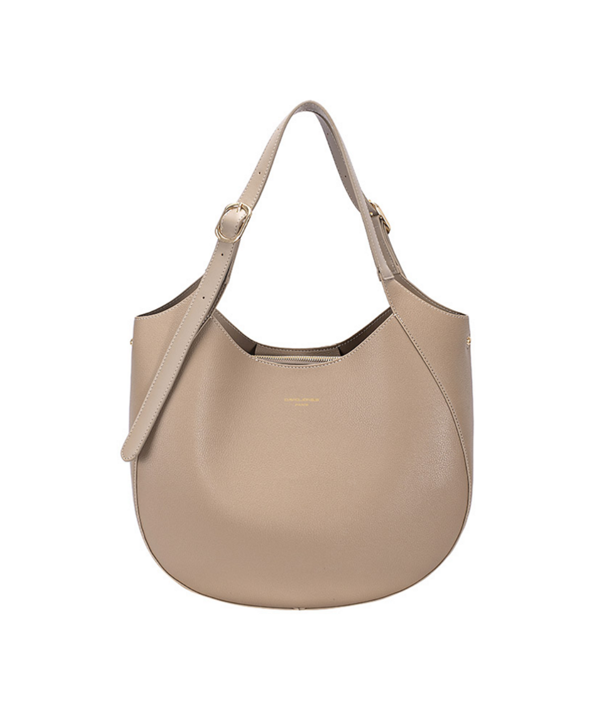 데이비드 존스(DAVID JONES) 바스티유 호보 숄더 빅 가죽 백_Warm taupe (CM8456)