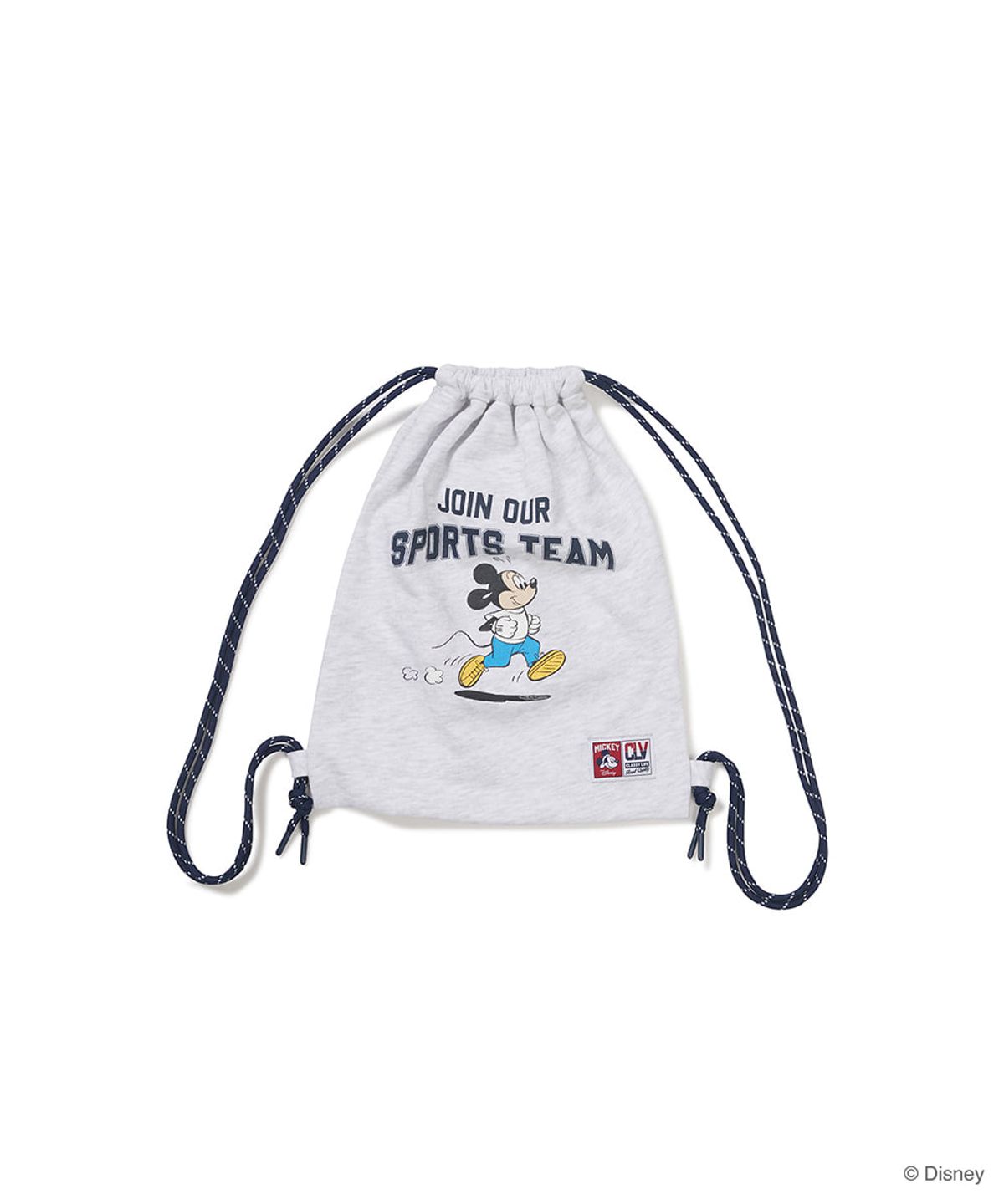 클로브(CLOVE) [26SM clove] Mickey_String Bag (Light Grey)