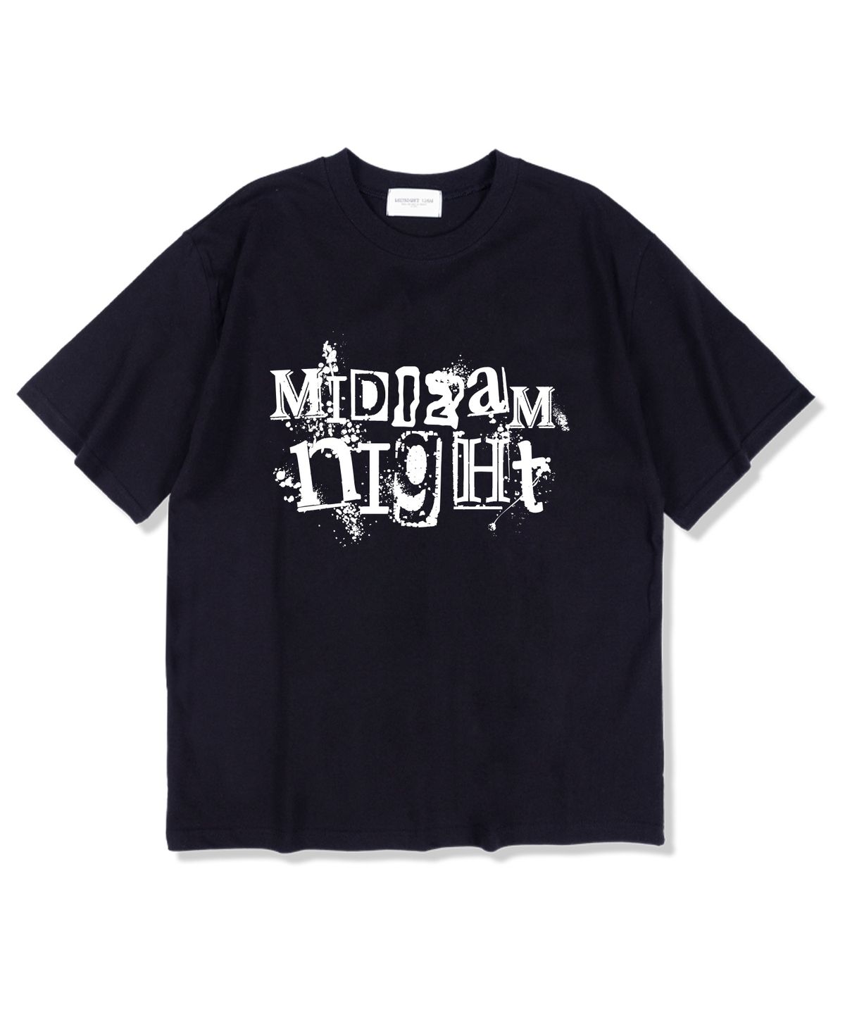 미드나잇12에이엠(MIDNIGHT12AM) 수피레아 반팔 티셔츠 네이비