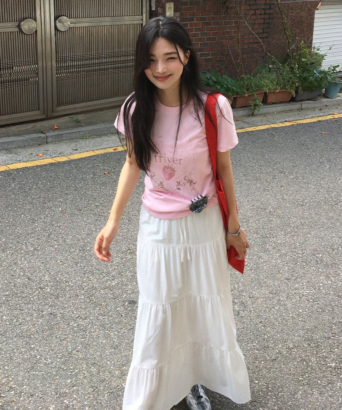 프리버07(FRIVER07) Shirring flare long skirt [FRSP08SK01]_Ivory