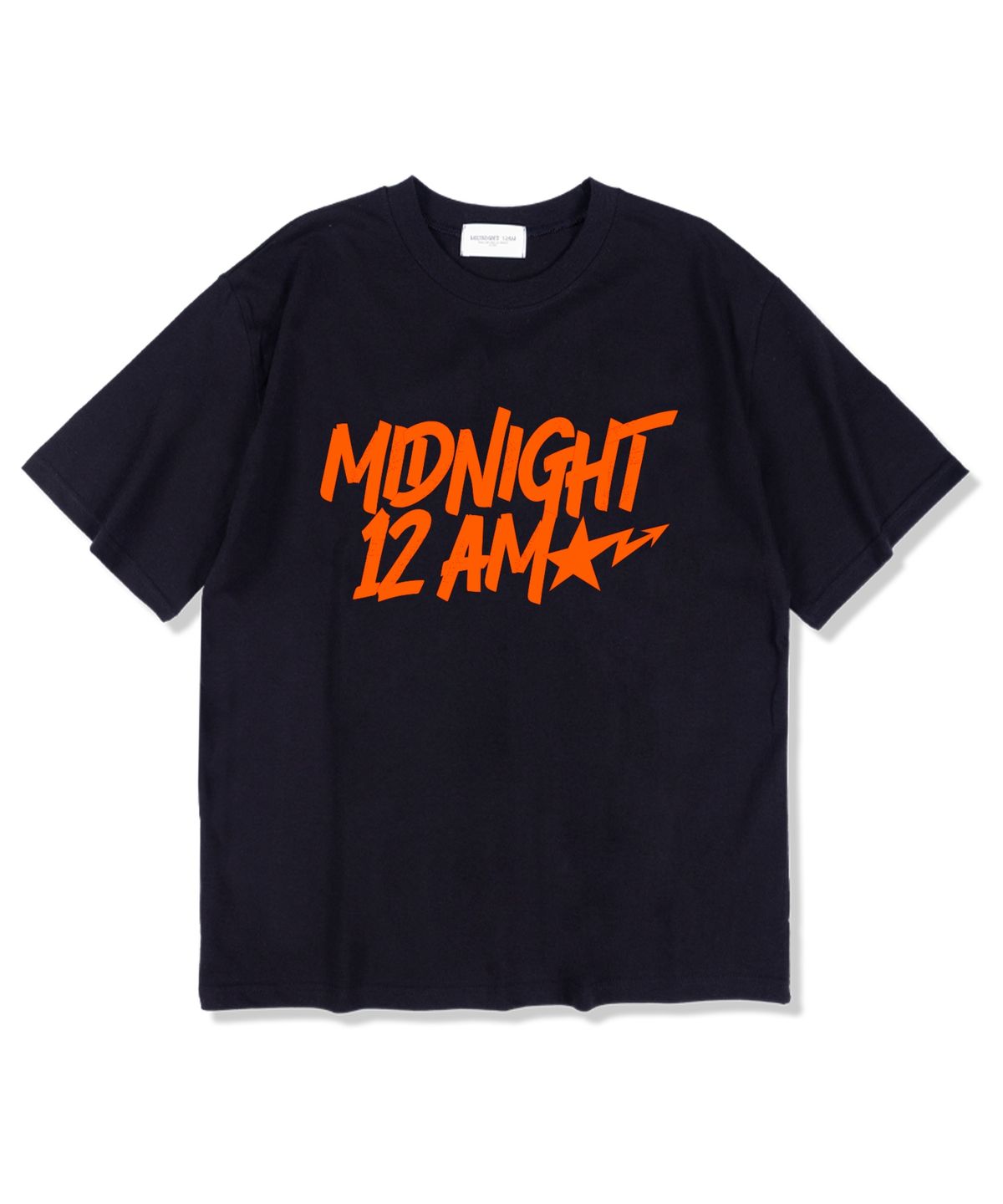 미드나잇12에이엠(MIDNIGHT12AM) 스타포인터 반팔 티셔츠 네이비