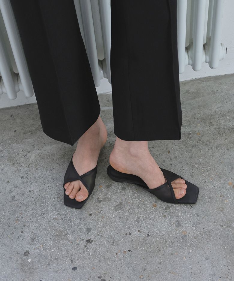 LEAH Mesh Wedge Mules (3color)