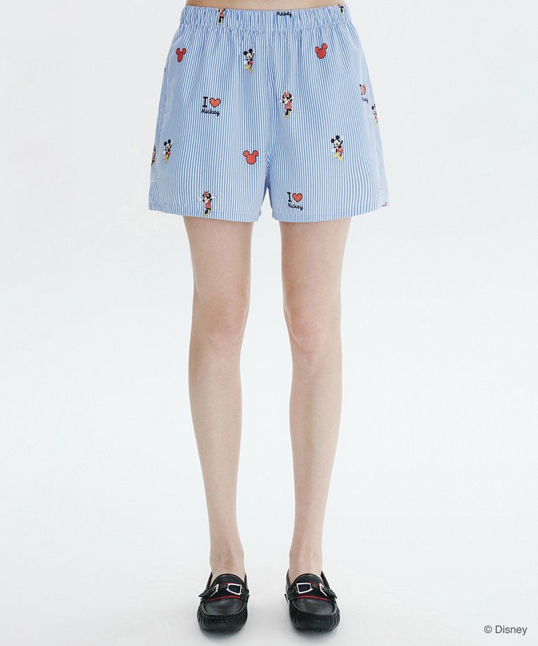 [26SM clove] Relaxed Lounge Shorts (Blue)