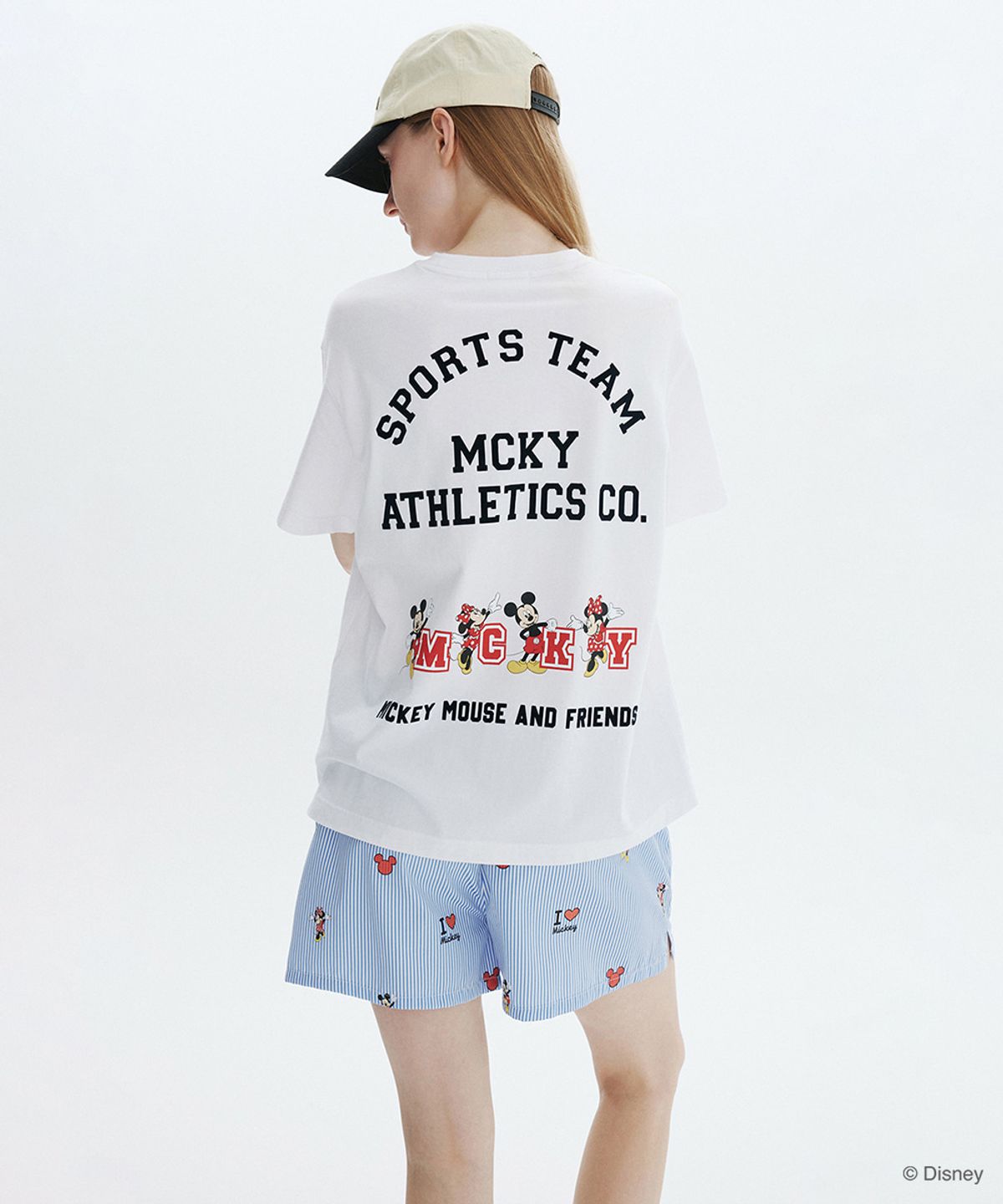 클로브(CLOVE) [26SM clove] Mickey_Athletic T-Shirt (White)