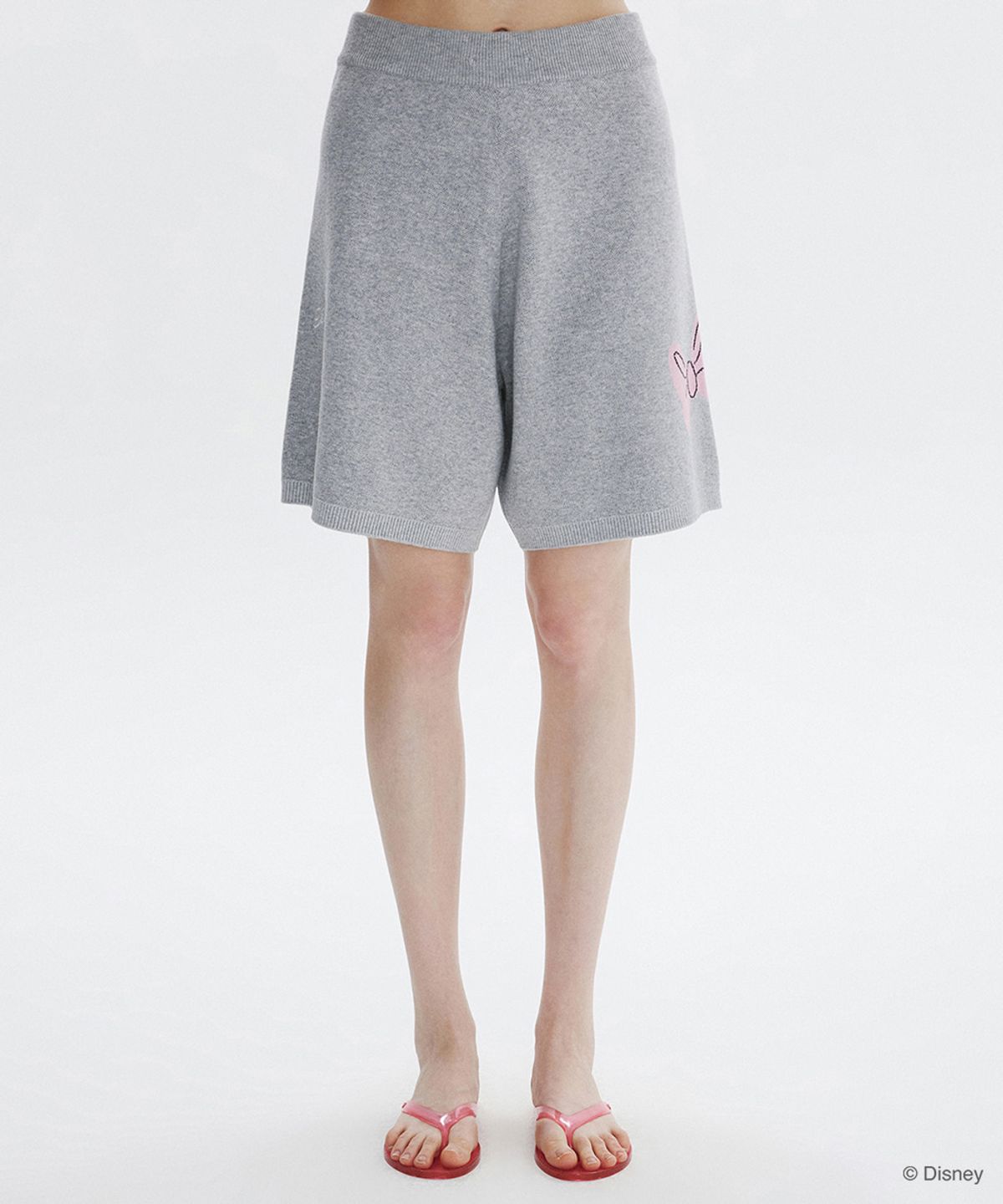 클로브(CLOVE) [26SM clove] Graphic Jacquard Knit Pants (Light Grey)
