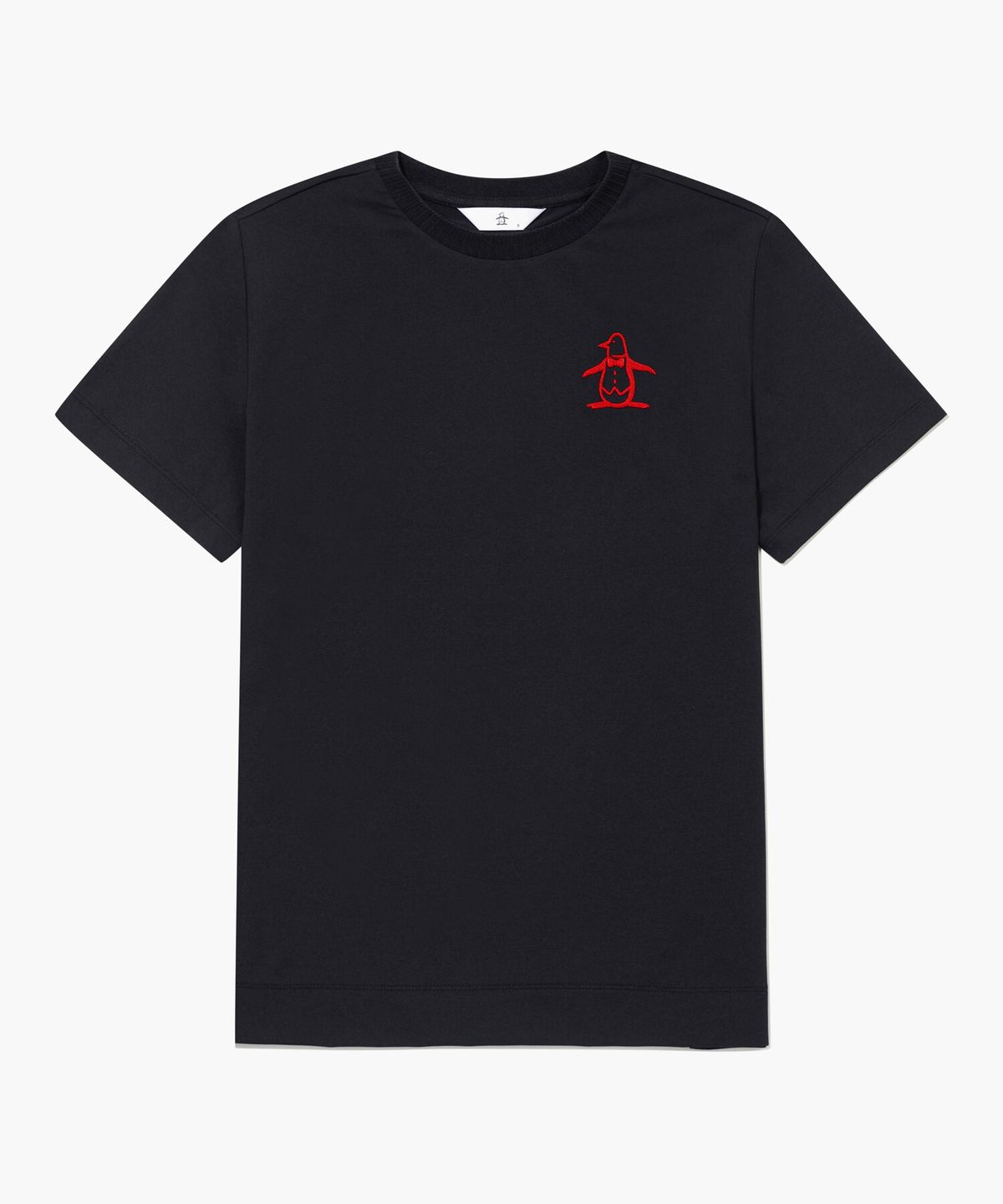 먼싱웨어(MUNSINGWEAR) 여성 썸머 시그니처 라운드 티셔츠 블랙 MR222LTS54