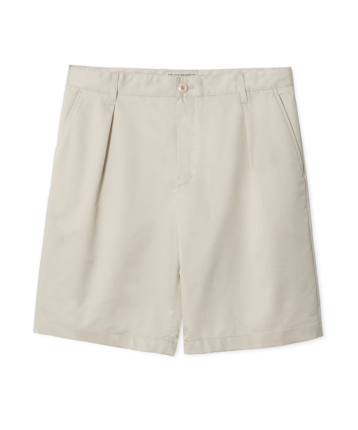 에든버러클럽(EDINBURGH CLUB) INVERTED TUCK SHORTS (LIGHT BEIGE)