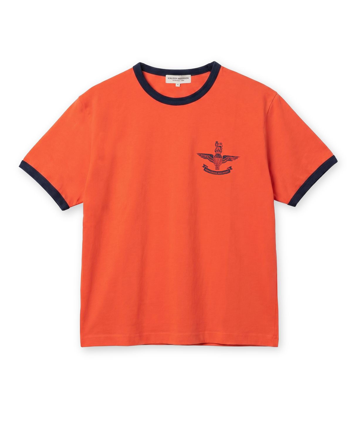 에든버러클럽(EDINBURGH CLUB) AIR FORCE RINGER T-SHIRT (ORANGE)