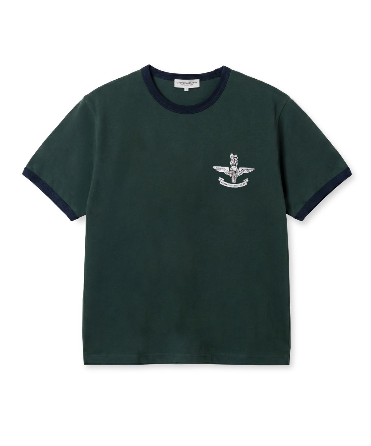 에든버러클럽(EDINBURGH CLUB) AIR FORCE RINGER T-SHIRT (GREEN)