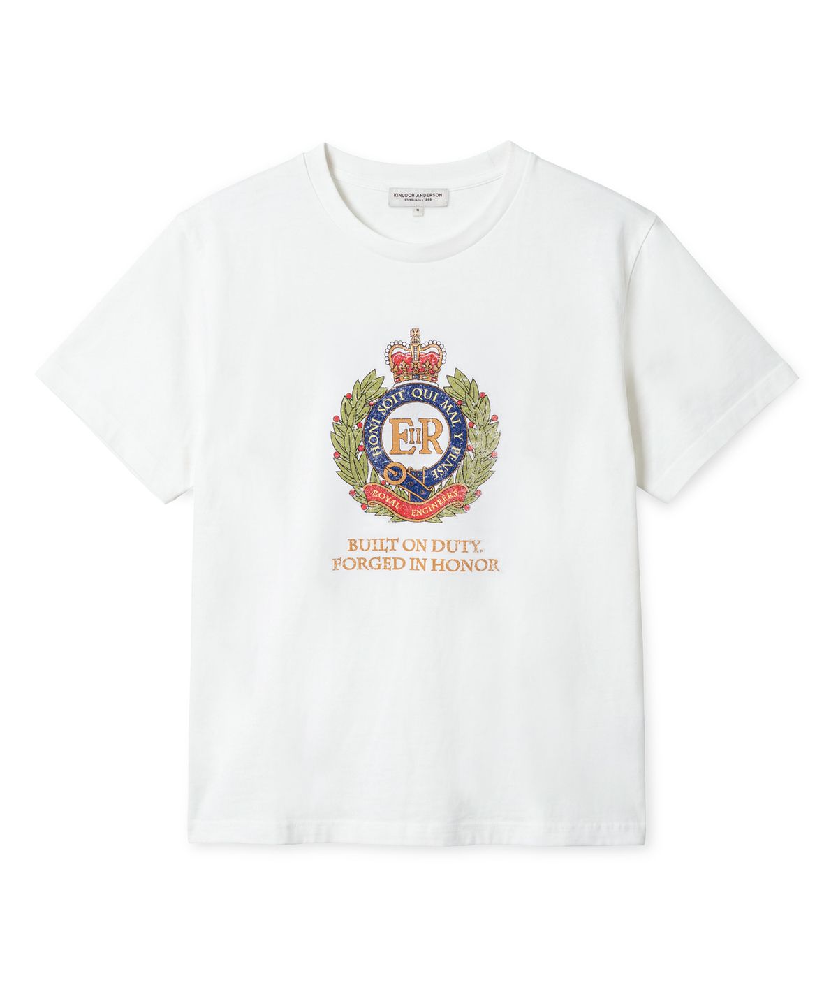 에든버러클럽(EDINBURGH CLUB) ELIZABETH HERITAGE T-SHIRT (WHITE)