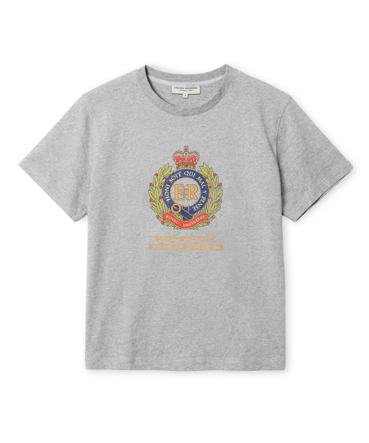 에든버러클럽(EDINBURGH CLUB) ELIZABETH HERITAGE T-SHIRT (GREY)