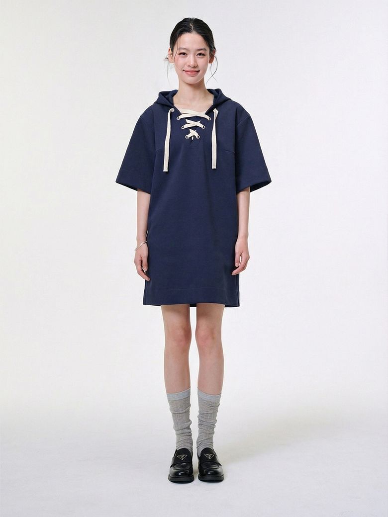 Marina Lace-Up Dress