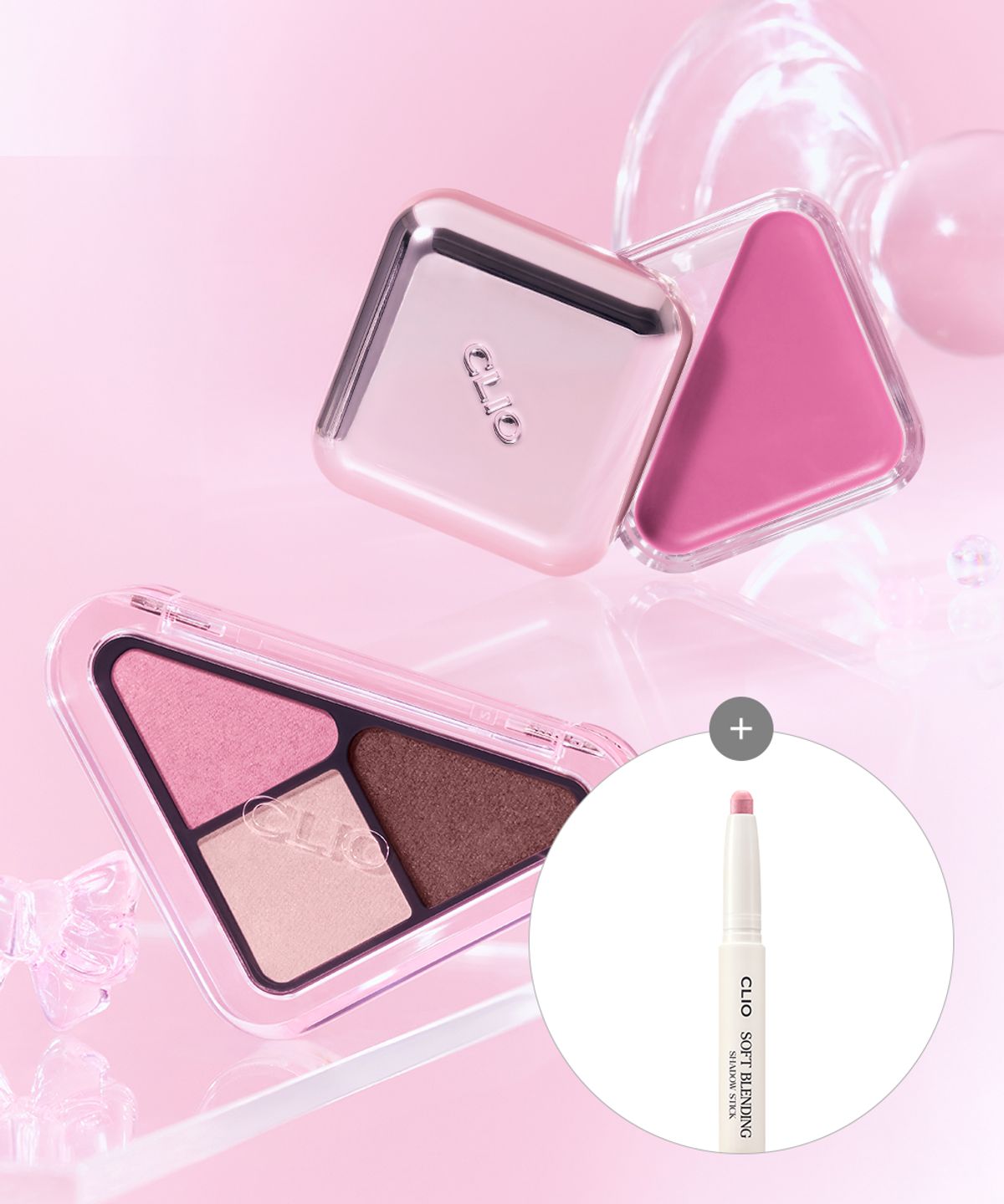 클리오(CLIO) [SET] 에센셜 립치크 탭 + 에센셜 섀도우 탭 [증정] 섀도우스틱(S104호)