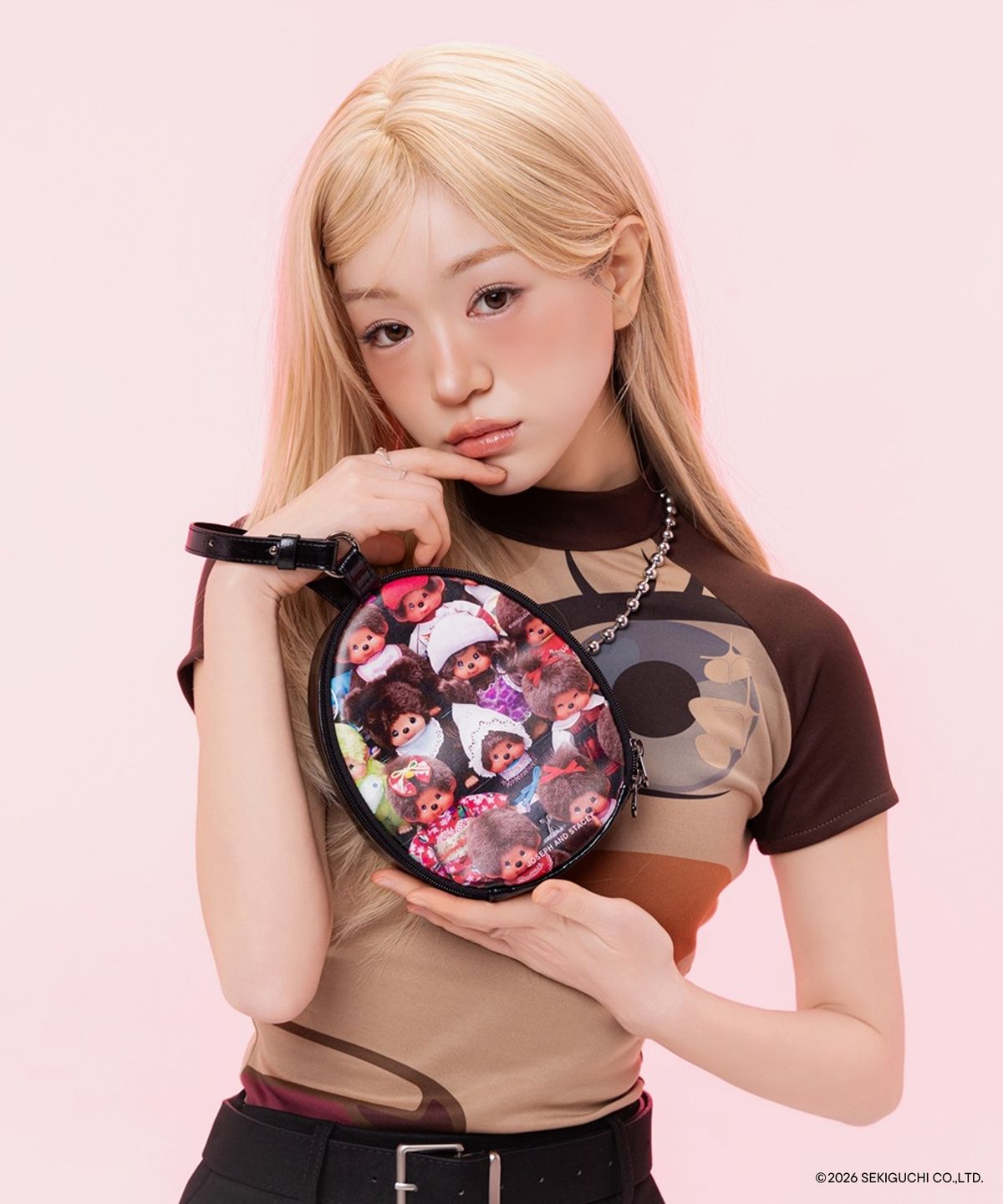 조셉앤스테이시(JOSEPH&STACEY) Egg Clutch Team Monchhichi Black