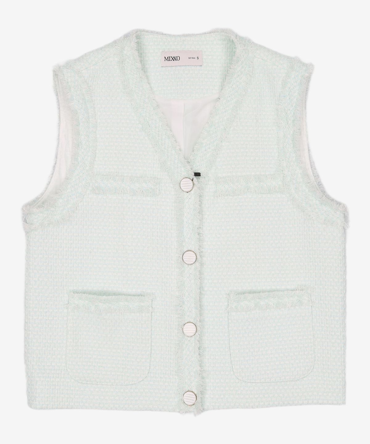 미쏘(MIXXO) 트위드 베스트 MIWVWC312G S