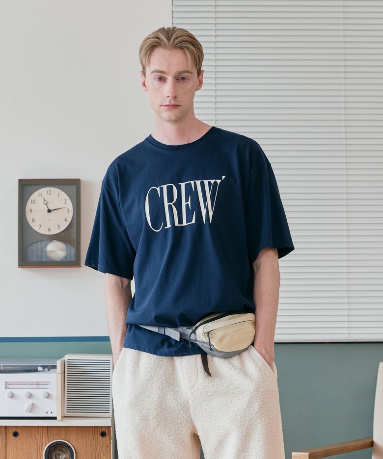 CREW ESSENTIAL TS NAVY