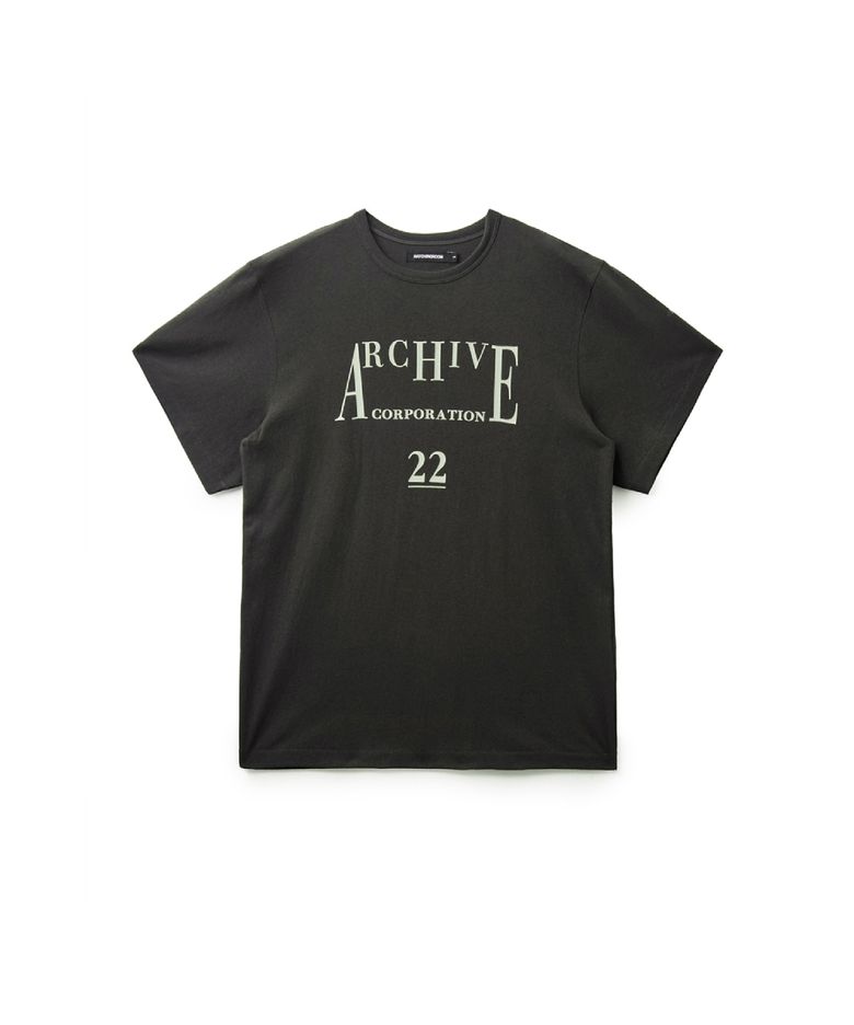 Archive Corporation Tee Charcoal